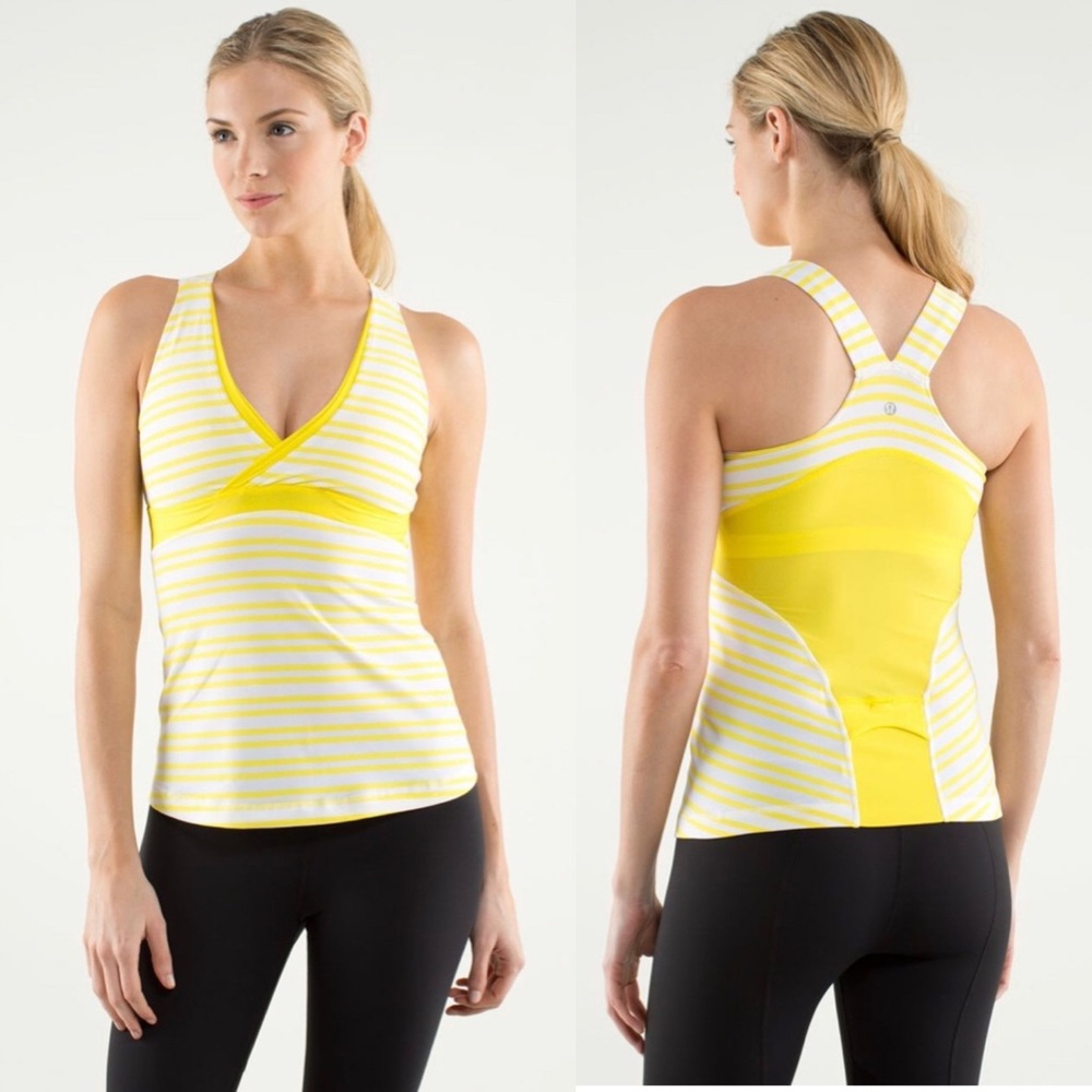 Lululemon Deep V Athletic Tank Sz 4
